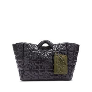 Ganni Black Tote Bags Women
